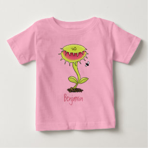Fantastische Venus Fliegenfalle Pflanze Cartoon Baby T-shirt