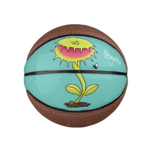 Fantastische Venus Fliegenfalle Pflanze Cartoon Mini Basketball