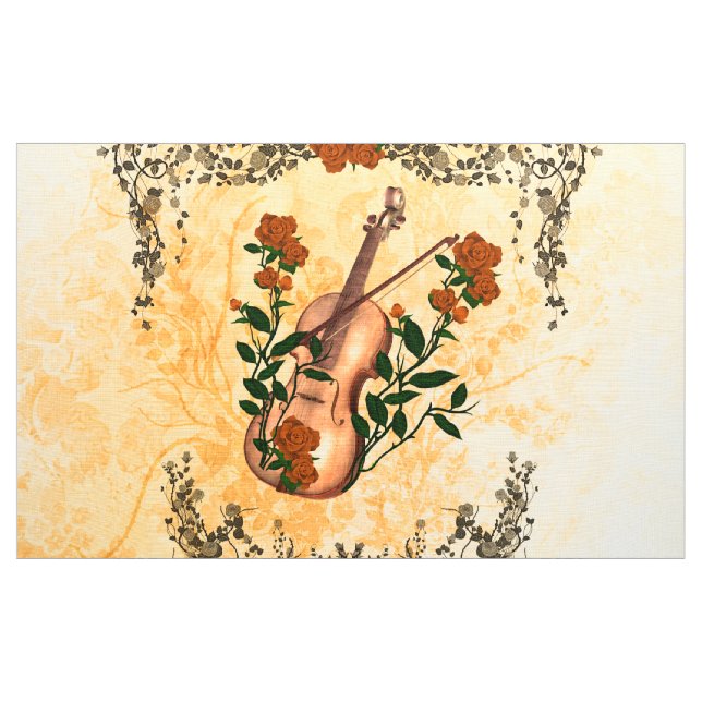 Fantastische Violine mit Violinenbogen Stoff (Yard (91,4 cm))