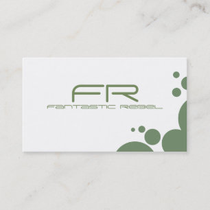 Fantastische Visitenkarten für Rebellen Visitenkarte