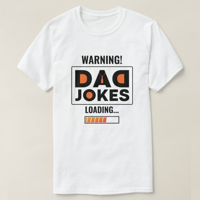 Fantastische Warnung! Vater Joke Upload T - Shirt (Design vorne)