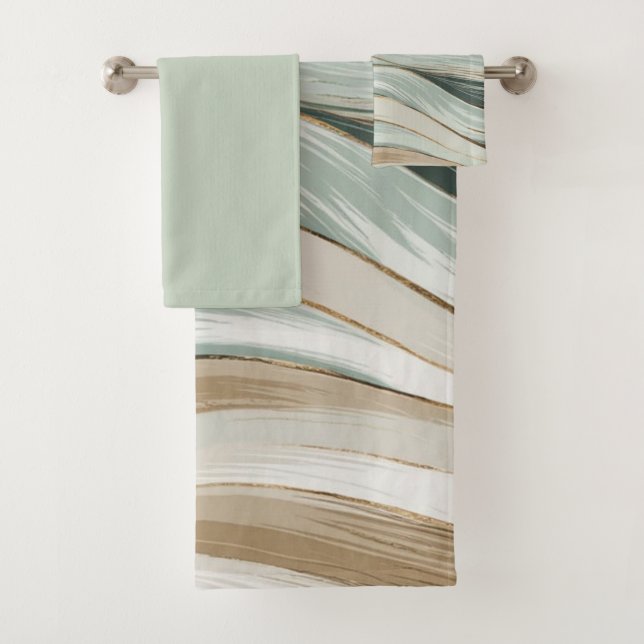 Fantastische Waves Badhandtuch Set (Insitu)