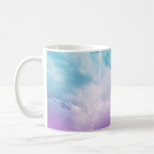 fantastische weiche Wolke mit pastellfarbenem Farb Kaffeetasse