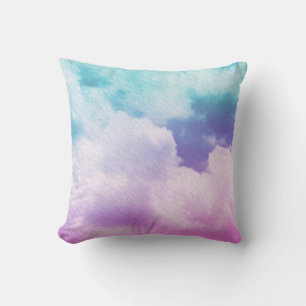 fantastische weiche Wolke mit pastellfarbenem Farb Kissen