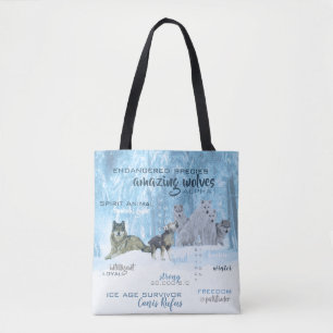 Fantastische Wolf-Typografie personalisiert