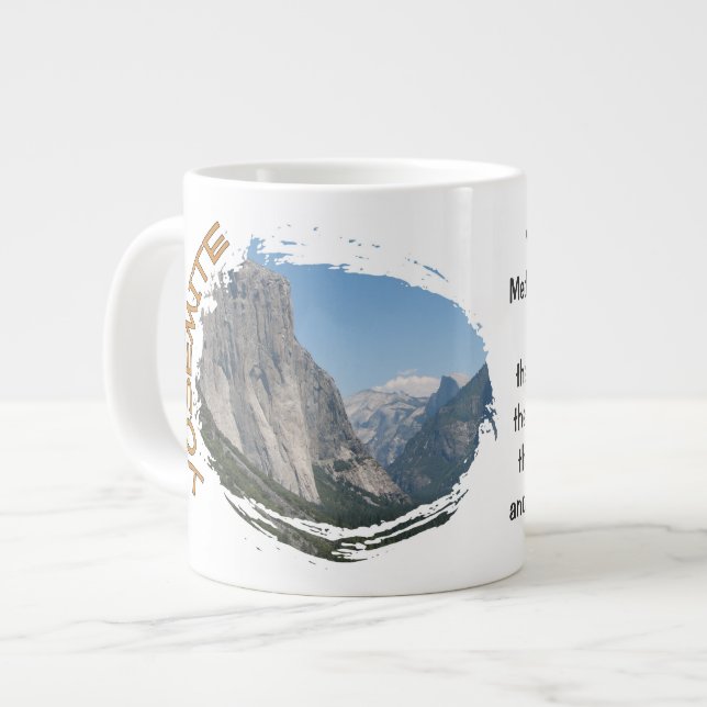 Fantastische Yosemite Jumbo Tasse! Jumbo-Tasse (Vorderseite Links)
