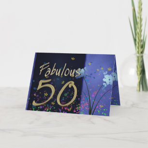 Fantastischer 50. Geburtstag! Karte