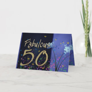 Fantastischer 50. Geburtstag! Karte