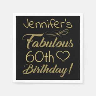 Fantastischer 60. Geburtstag für Frauen Serviette