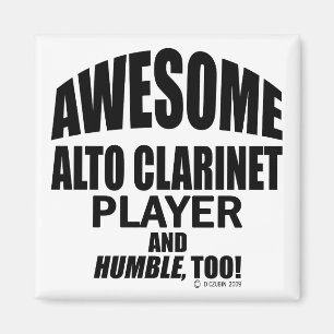 Fantastischer Altclarinet-Spieler Magnet