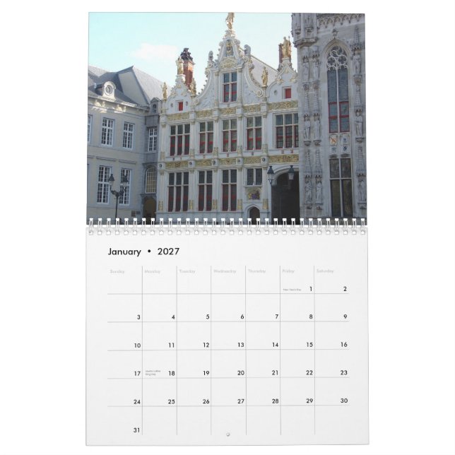 FANTASTISCHER ARCHITEKTUR Kalender (Jan 2027)