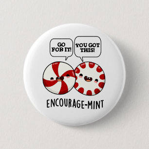 Fantastischer Bonbonpun Button
