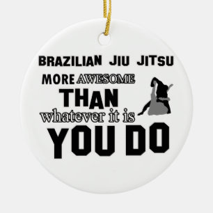 Fantastischer brasilianischer jiu jitsu Entwurf Keramik Ornament