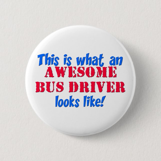 Fantastischer Bustreiber Button (Vorderseite)