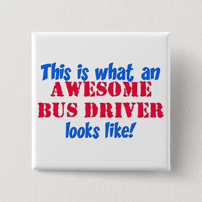 Fantastischer Bustreiber Button (Vorderseite)