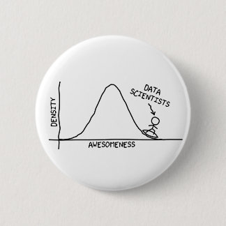 Fantastischer Daten-Wissenschaftler-Knopf Button
