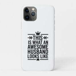 Fantastischer Ehemann Minimale Typografie Case-Mate iPhone Hülle