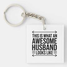 Fantastischer Ehemann Pfeiltypografie