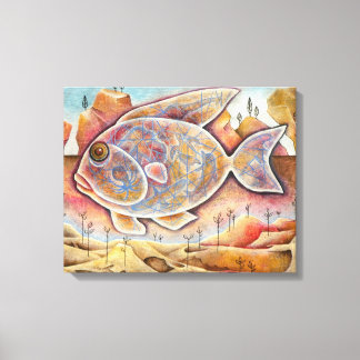 Fantastischer Fisch Leinwanddruck