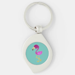 Fantastischer Flamingo Schlüsselanhänger