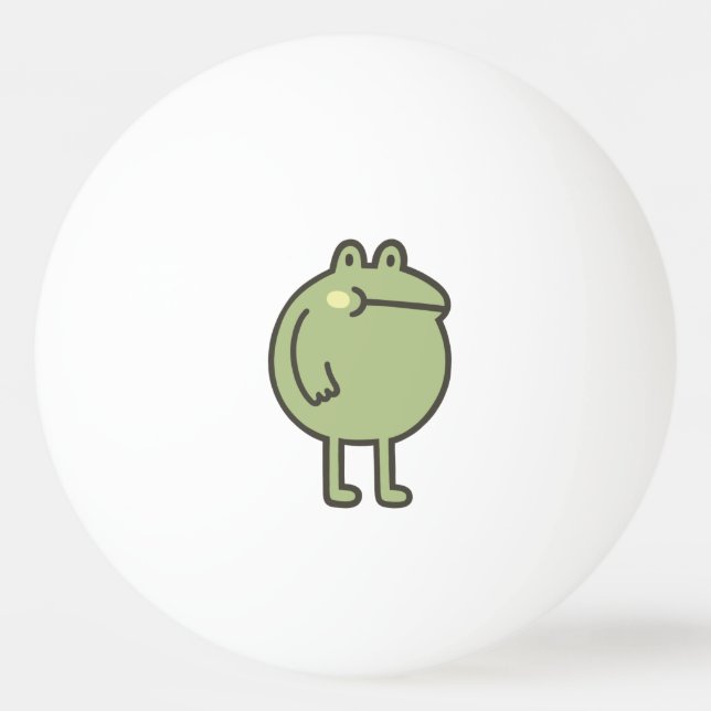 Fantastischer Frosch Tischtennisball (Vorderseite)