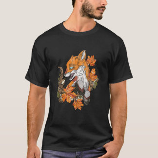 Fantastischer Fuchs Katze Wald Kreatur Grasland Ti T-Shirt