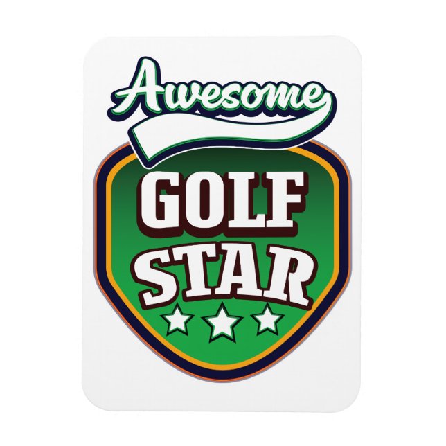 Fantastischer Golfstar  Magnet (Vertikal)