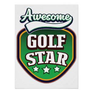 Fantastischer Golfstar  Poster