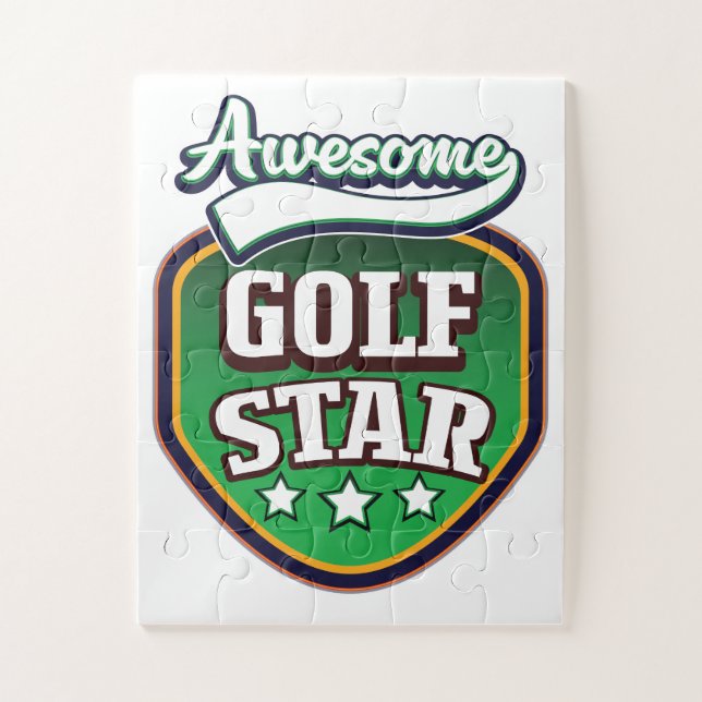 Fantastischer Golfstar  Puzzle (Vertikal)