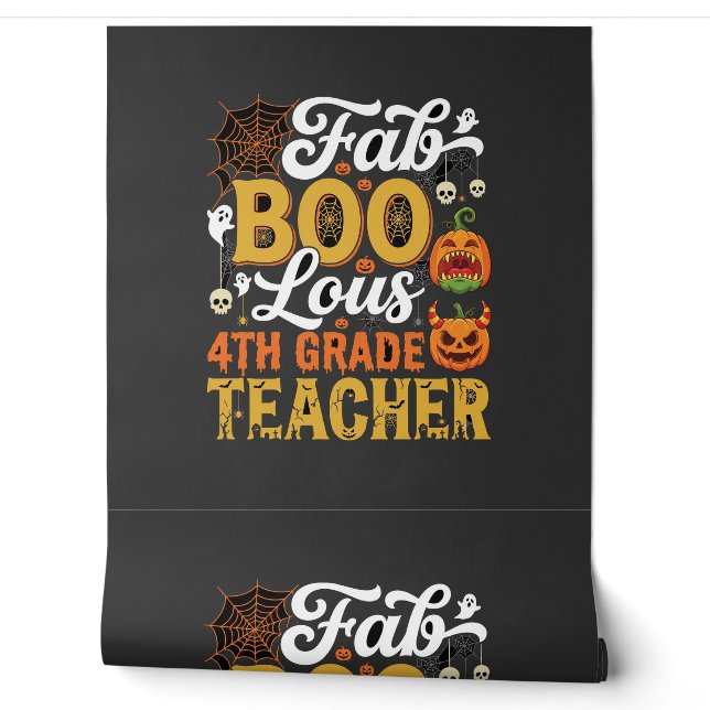 Fantastischer Halloween-Lehrer der 4. Klasse Tapete (Abrollen)