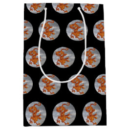 Fantastischer Holzdrache v21 Mittlere Geschenktüte