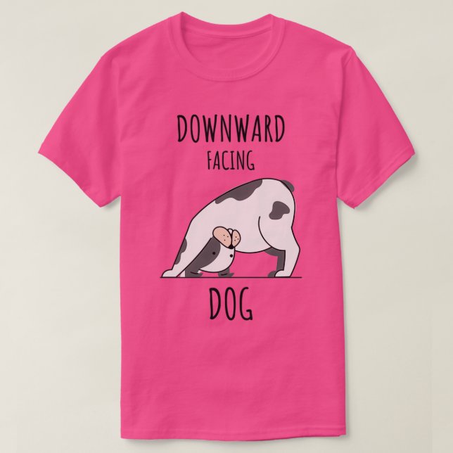 Fantastischer Hund nach unten T-Shirt (Design vorne)