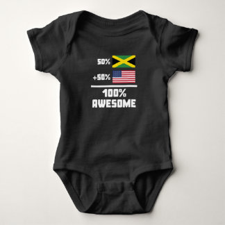 Fantastischer jamaikanischer Amerikaner Baby Strampler