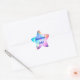 Fantastischer Job-Regenbogen-Stern-multi Farbe Stern-Aufkleber (Umschlag)