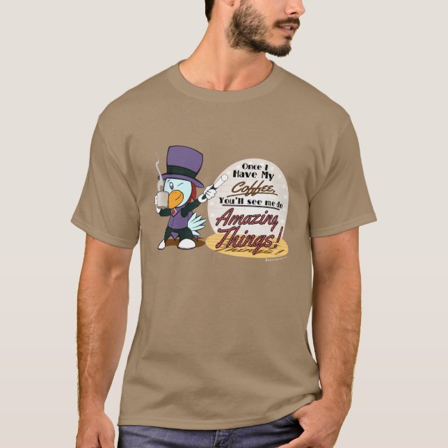 Fantastischer Kaffee - das T-Shirt der (Vorderseite)