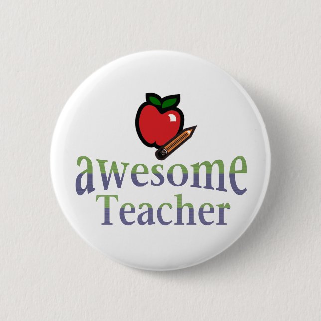 fantastischer Lehrer Button (Vorderseite)