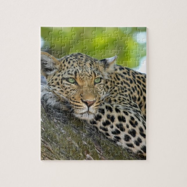 Fantastischer Leopard Puzzle (Vertikal)