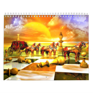 Fantastischer Schach-Kalender Kalender