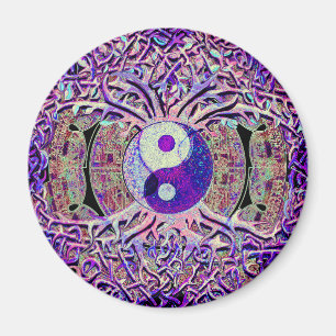Fantastischer schauender Yin Yang Baum Magnet
