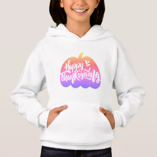 Fantastischer Text auf Kürbis für Erntedank Hoodie