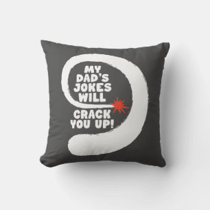 Fantastischer Text, den die Witze meines Vaters di Kissen