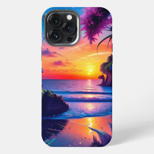 Fantastischer Tropischer Strand Zwei iPhone 13 Pro Max Hülle