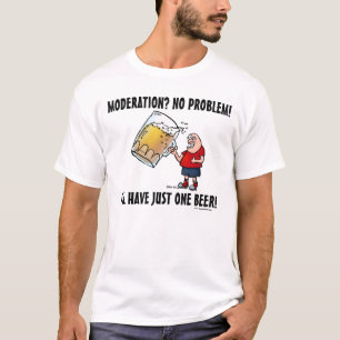 Fantastischer Typ mit nur einem großen Bier T-Shirt