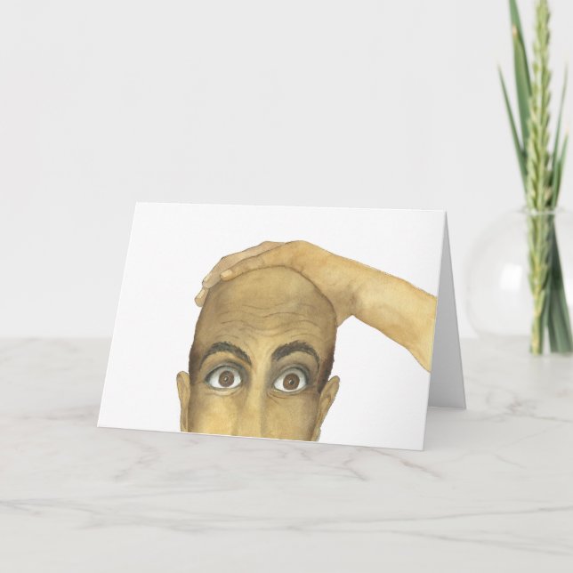 Fantastischer Typ ohne Haare Karte (Vorderseite)