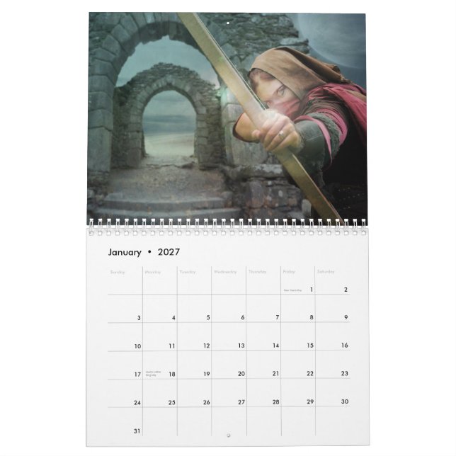 Fantastischer und magischer Kunstkalender Kalender (Jan 2027)