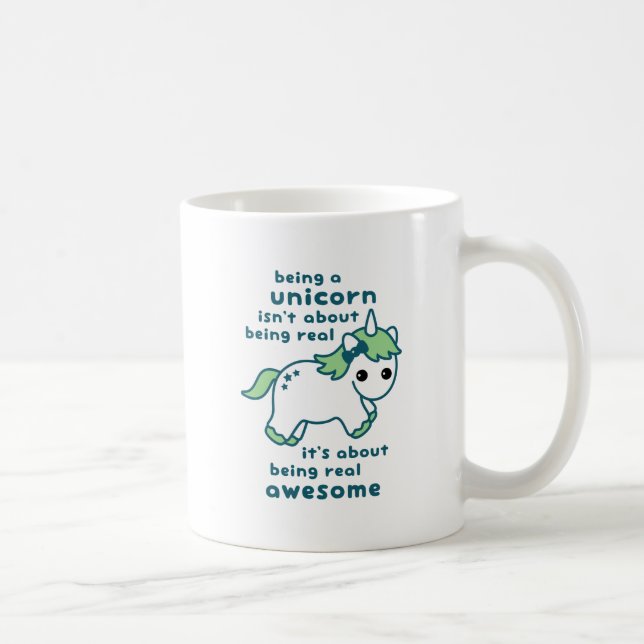 Fantastischer Unicorn Tasse (Rechts)