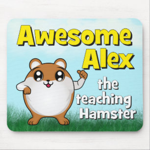Fantastischer unterrichtender Daumen Alex oben Mousepad