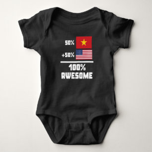 Fantastischer vietnamesischer Amerikaner Baby Strampler