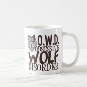 Fantastischer Wolf Kaffeetasse