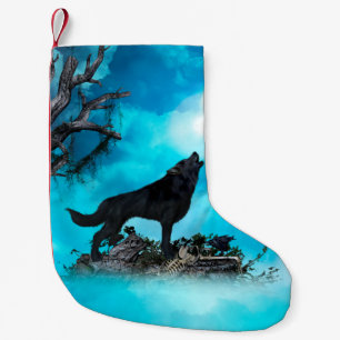 Fantastischer Wolf Kleiner Weihnachtsstrumpf